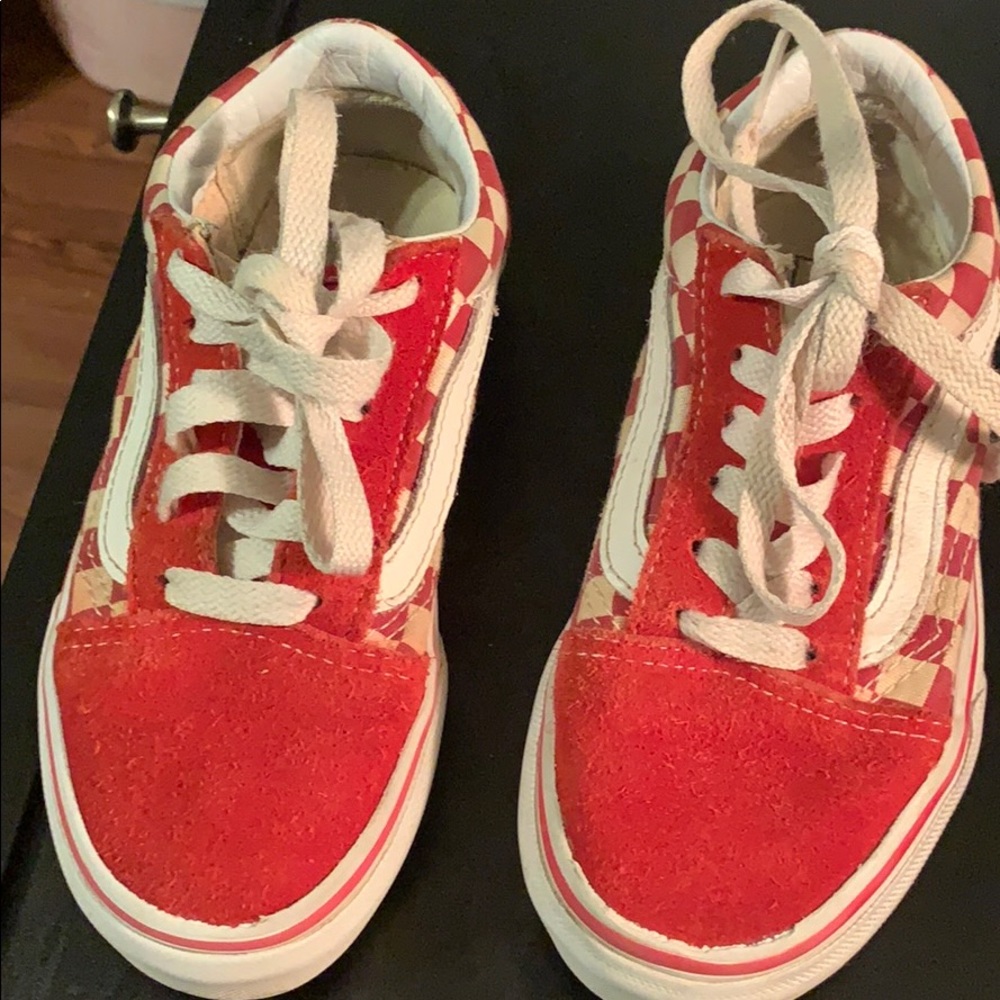 Boys Red Vans